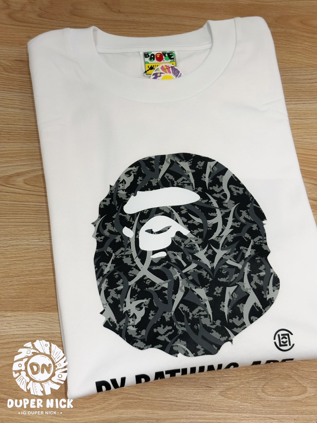 BAPE X CLOT By Bathing Ape Relaxed Fit Tee 限量聯名 猿人頭 短袖