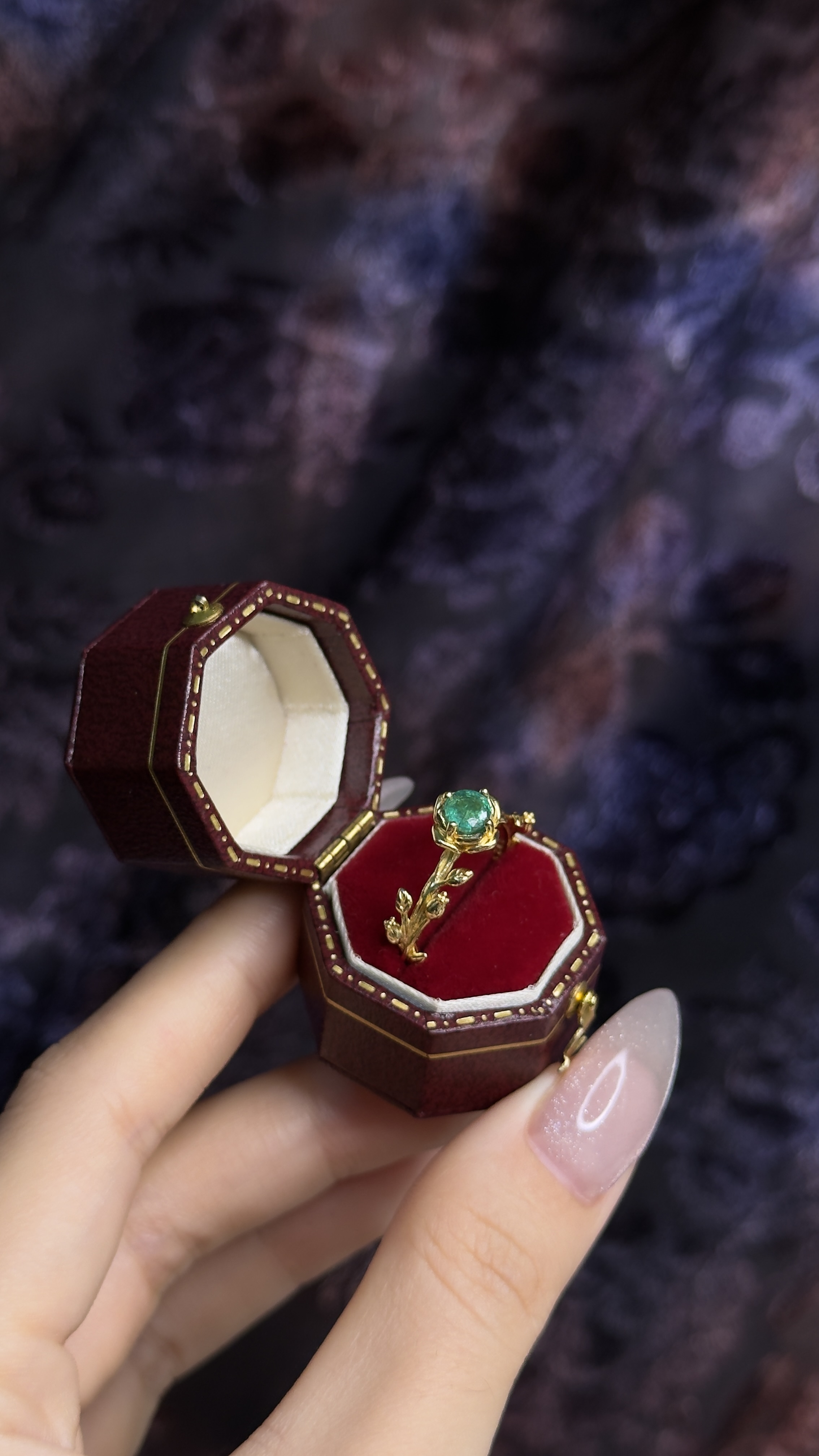 祖母綠 不凋零玫瑰花  貴夫人搭配