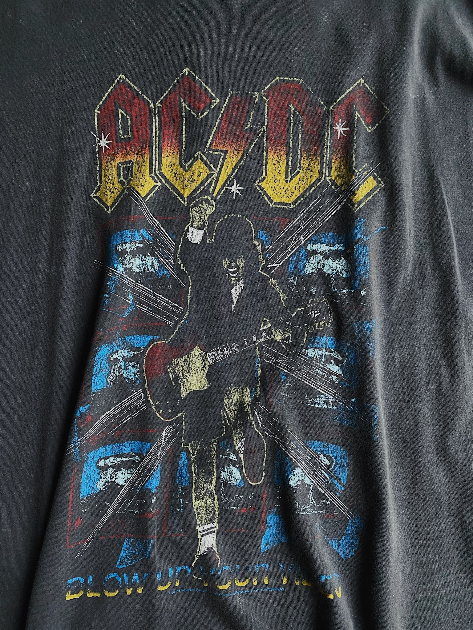 Vintage T-shirt “AC/DC” / 澳洲傳奇重金屬搖滾樂團 AC/DC 紀念短踢