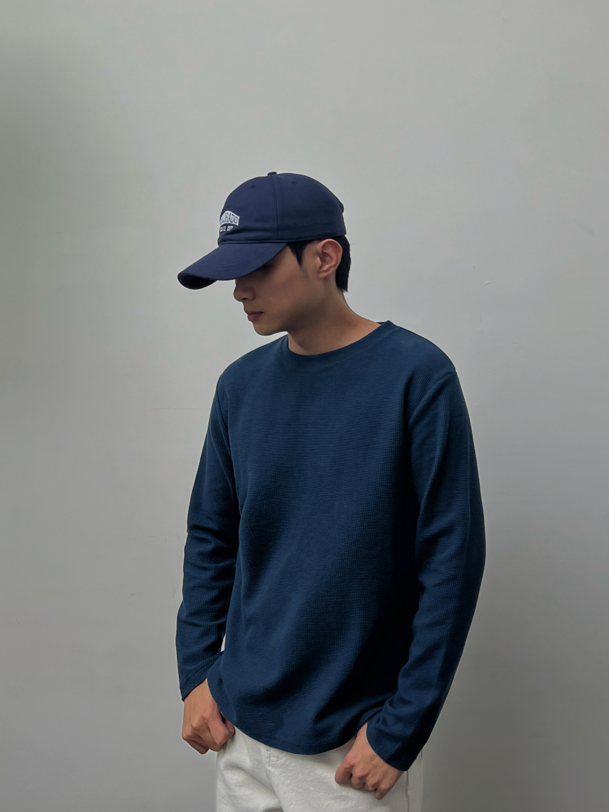 [1atm] 華夫格-居家舒適長T