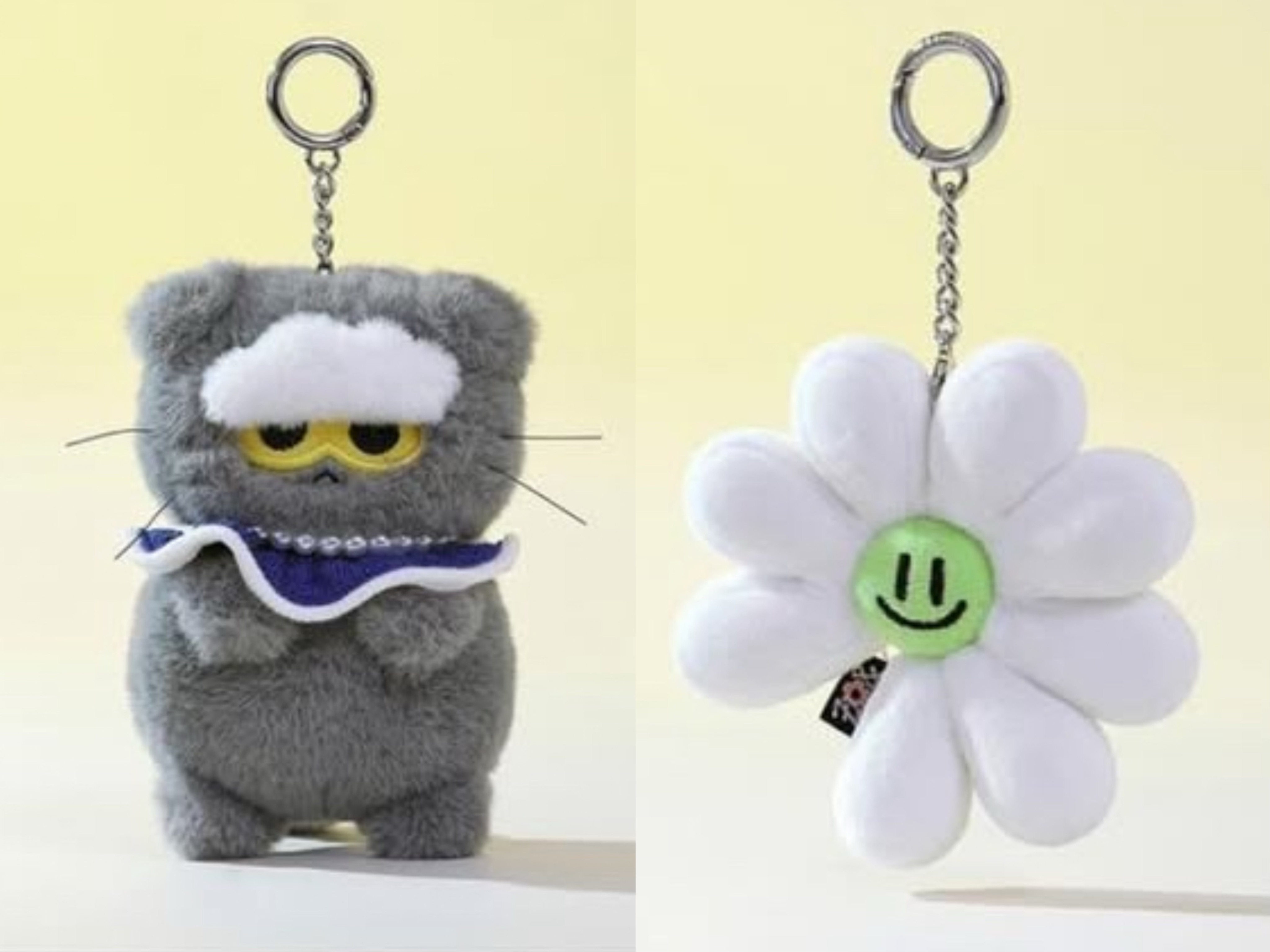 zoa friends x GD gdragon 權志龍 貓咪 花花 吊飾 聯名款 韓國快閃店