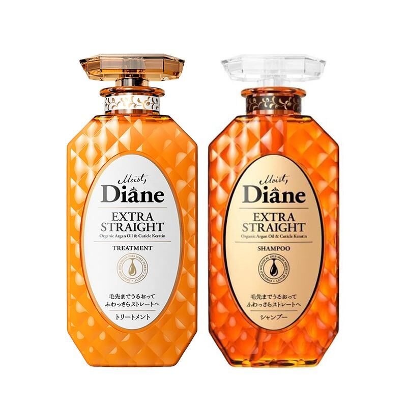 Moist Diane 順直柔滑洗護髮套裝 洗頭水+護髮素 450ML x2 [#SQ25081026]