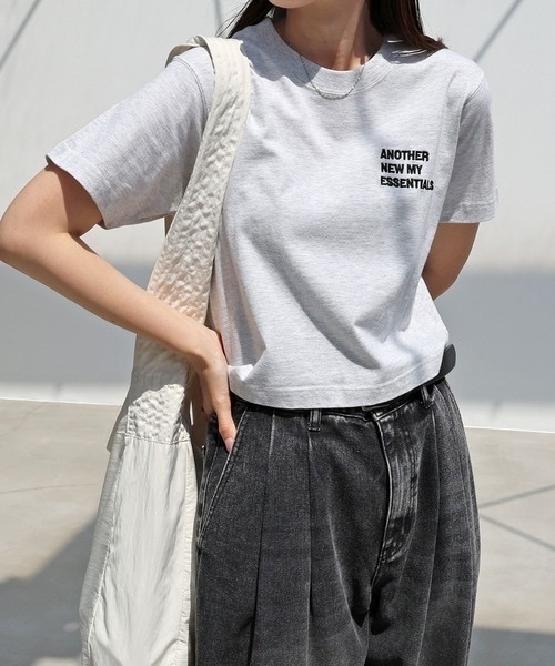 ANME / Embroidered Logo Mini T-shirt