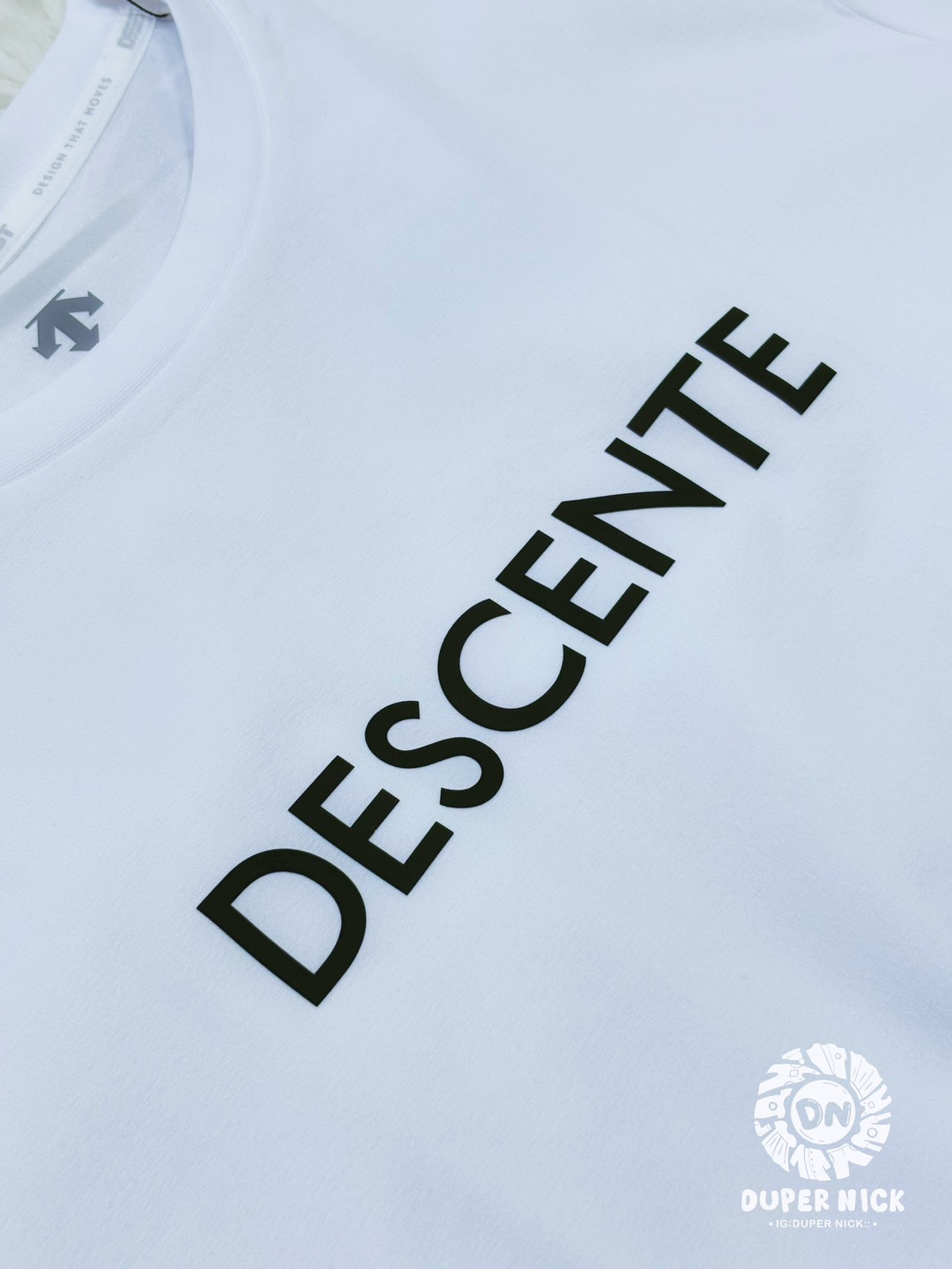 DESCENTE 迪桑特 字母LOGO款 短袖 - 白色 DESCENTE003