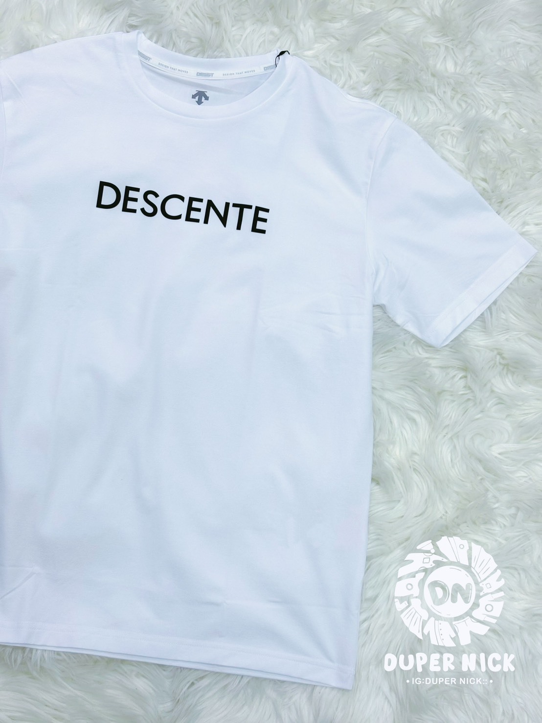 DESCENTE 迪桑特 字母LOGO款 短袖 - 白色 DESCENTE003