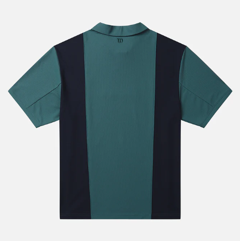 WILSON 威爾森  / 條紋 Polo T 恤 / WM31095513GRN / AUG25