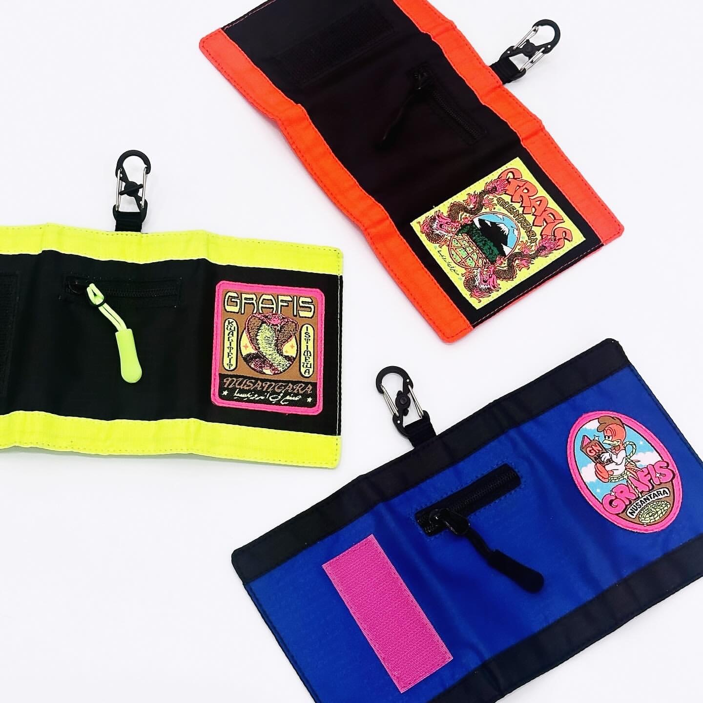 grafis nusantara 刺繡錢包