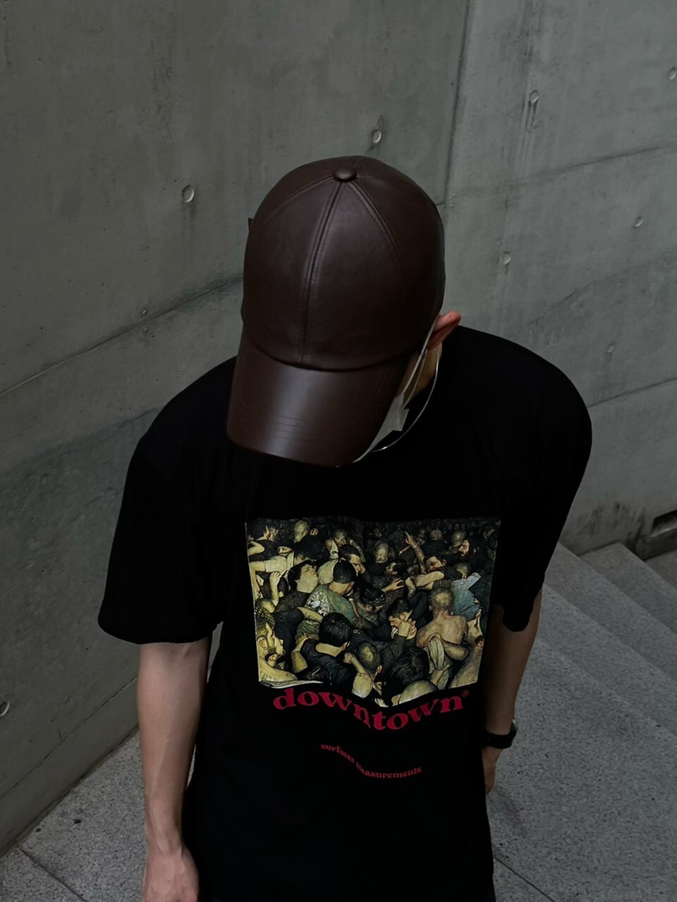 [1atm] 百搭款-皮革老帽