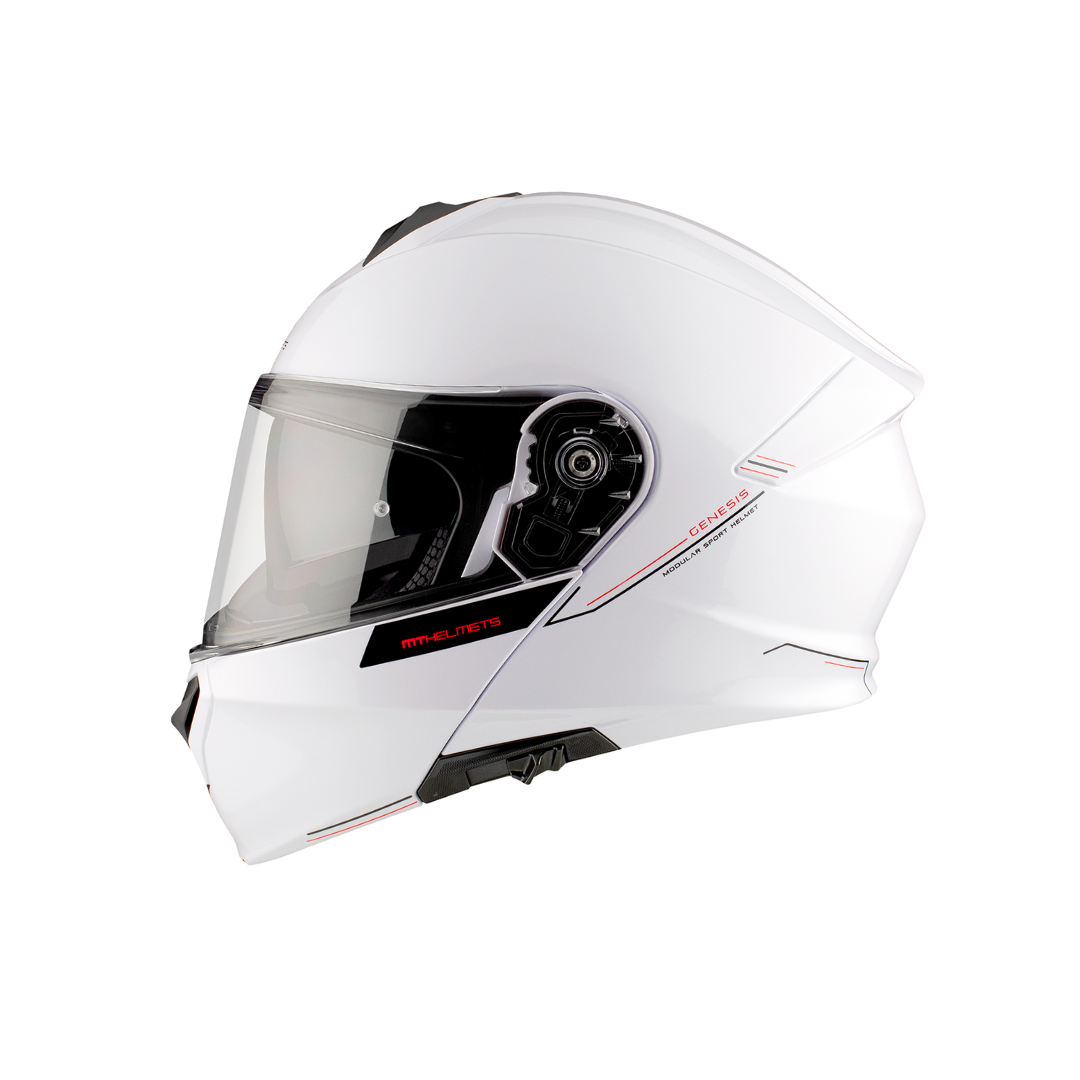 MT HELMETS GENESIS SV SOLID A0 GLOSS WHITE 亮面