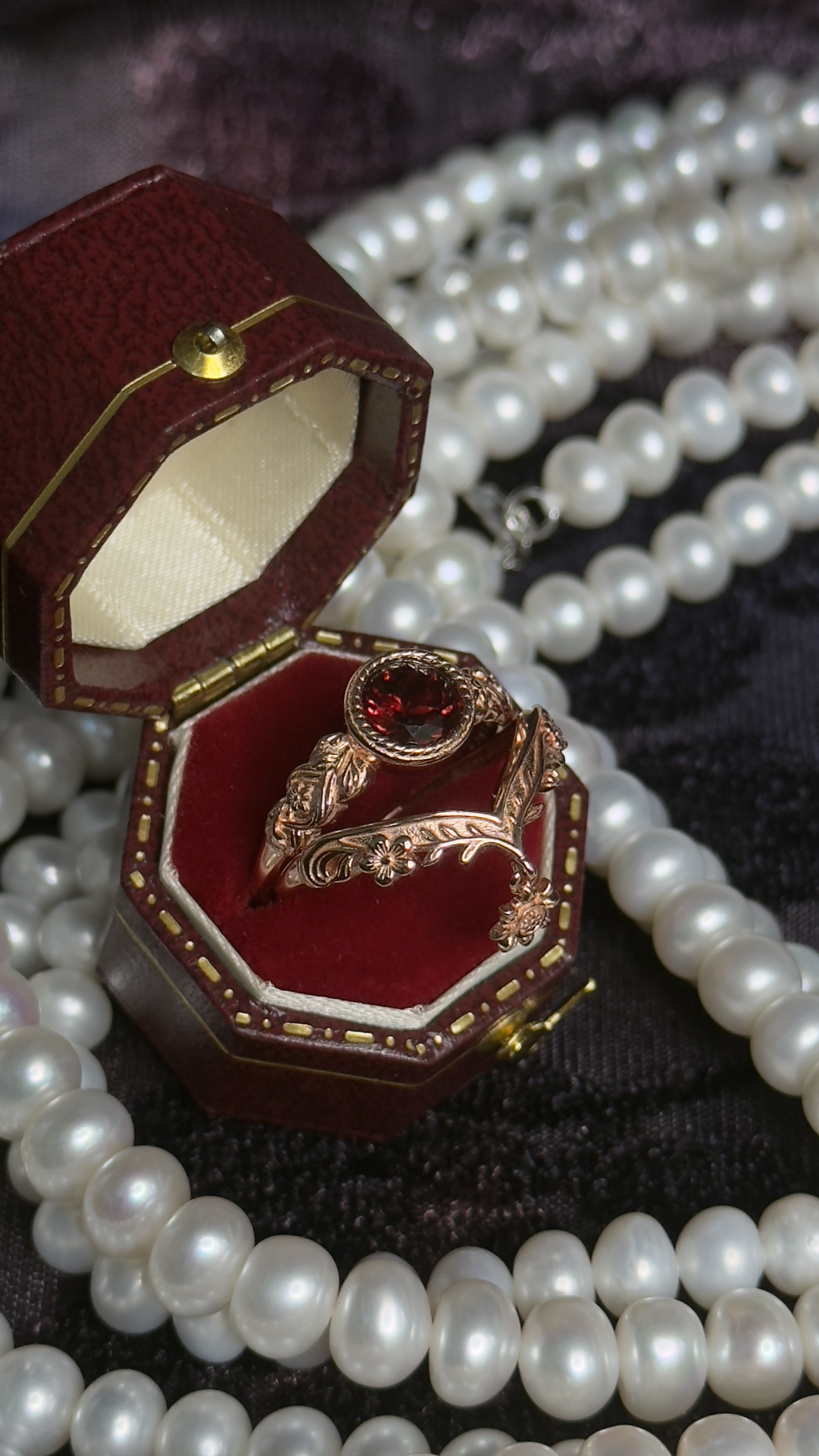 長髮公主 石榴石