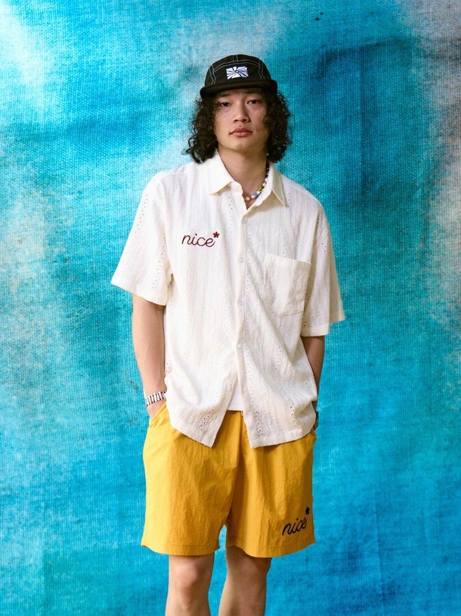 NICE TRIP® Nice Shirt 耐斯 簍空 花紋 襯衫