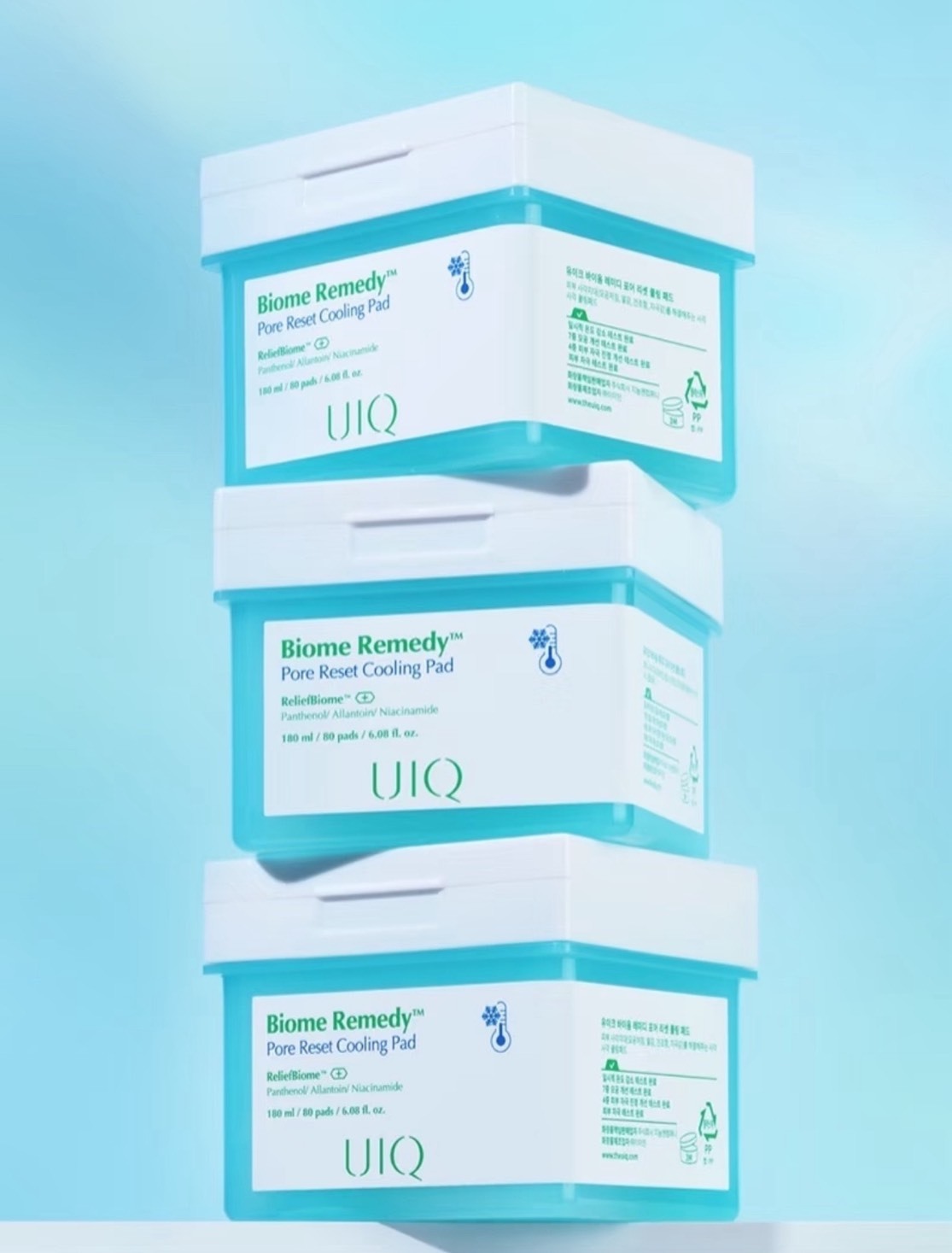 🇰🇷UIQ冰塊毛孔鎮定棉片  一盒80片