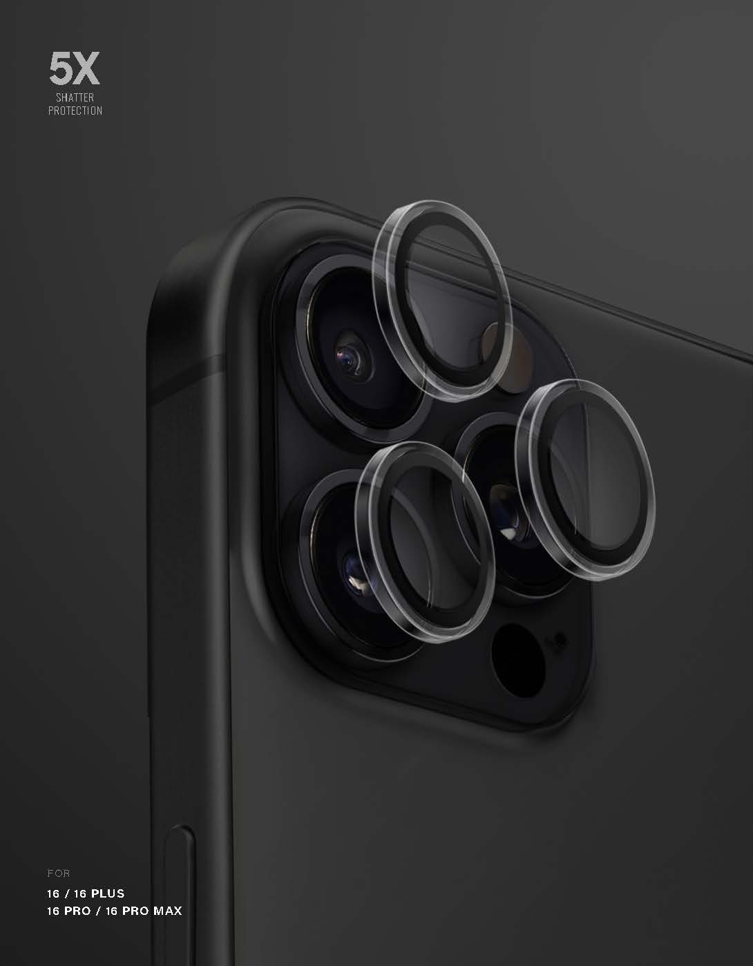 UNIQ-OPTIX ClearShield iPhone 16 相機鏡頭保護貼