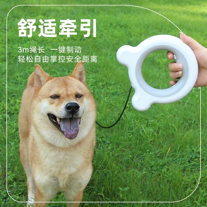 简约高颜值 宠物户外牵引绳 手环带灯