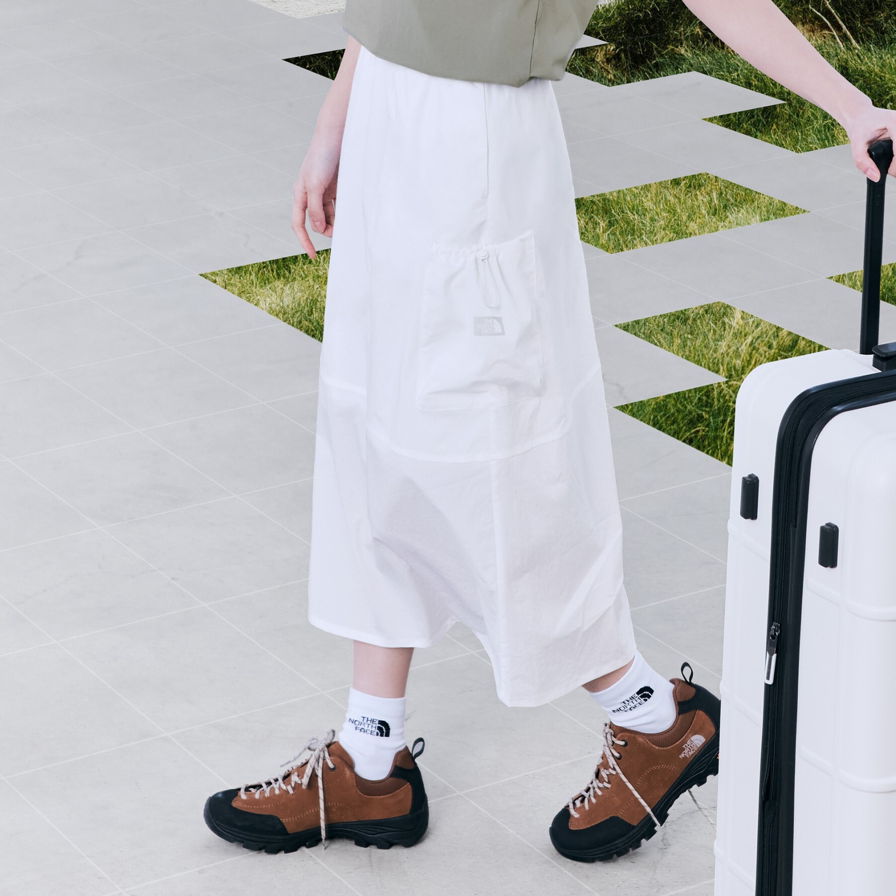 【預購】The North Face W'S FROST SKIRT 涼感 中長喇叭裙 NK6NR32