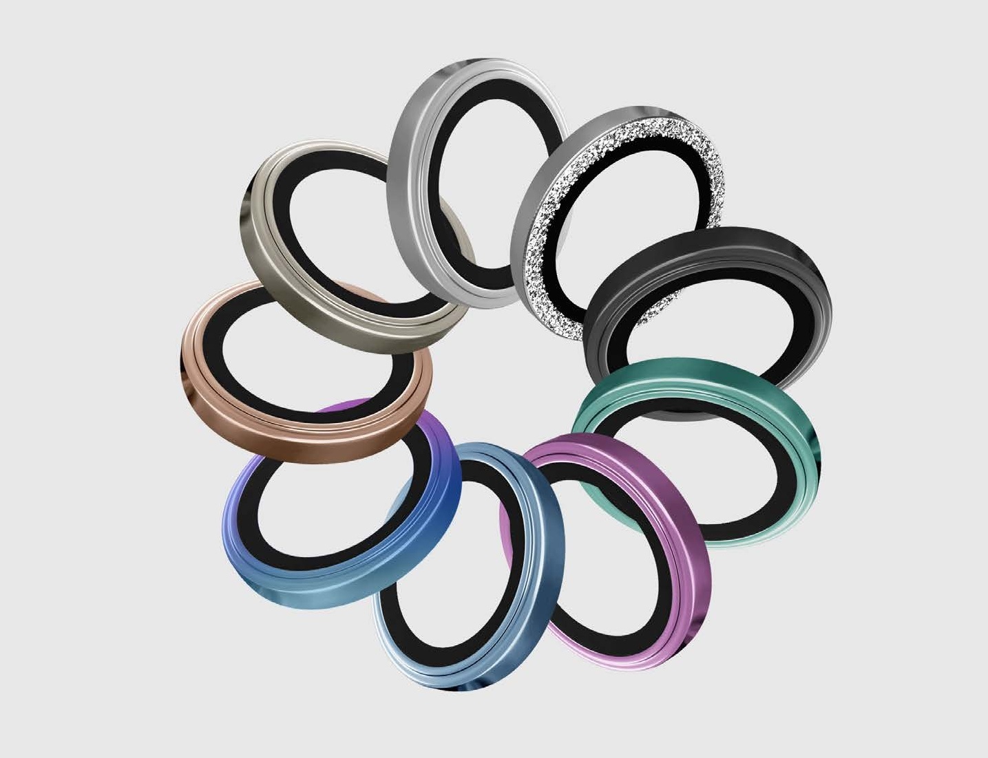 UNIQ-OPTIX AluGuard iPhone 16 / 16 Plus 鋁合金相機鏡頭保護貼