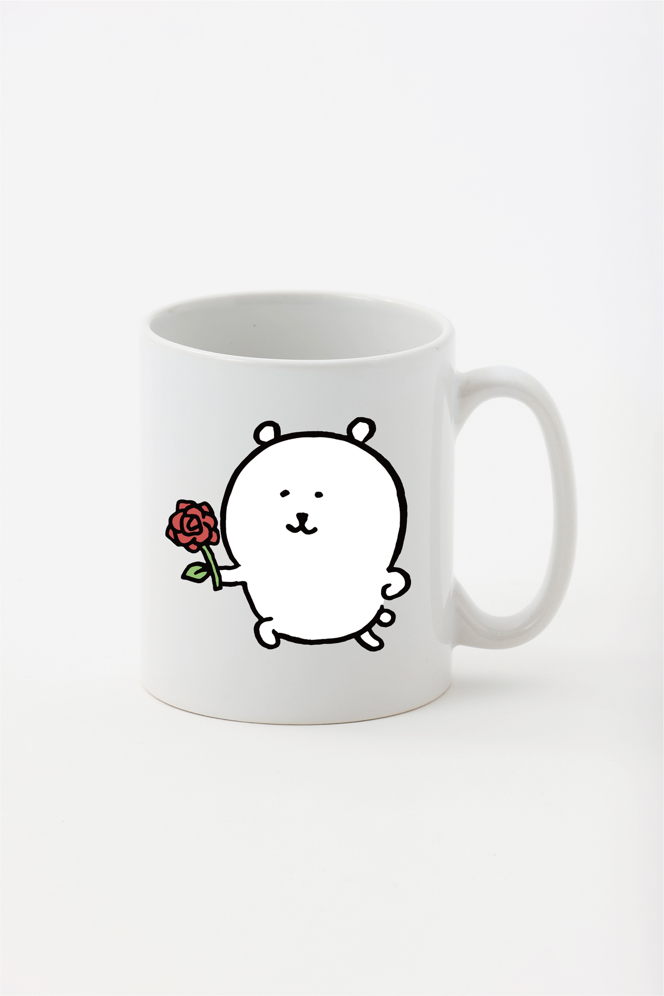 預訂｜白熊 ODM 馬克杯 玫瑰白熊