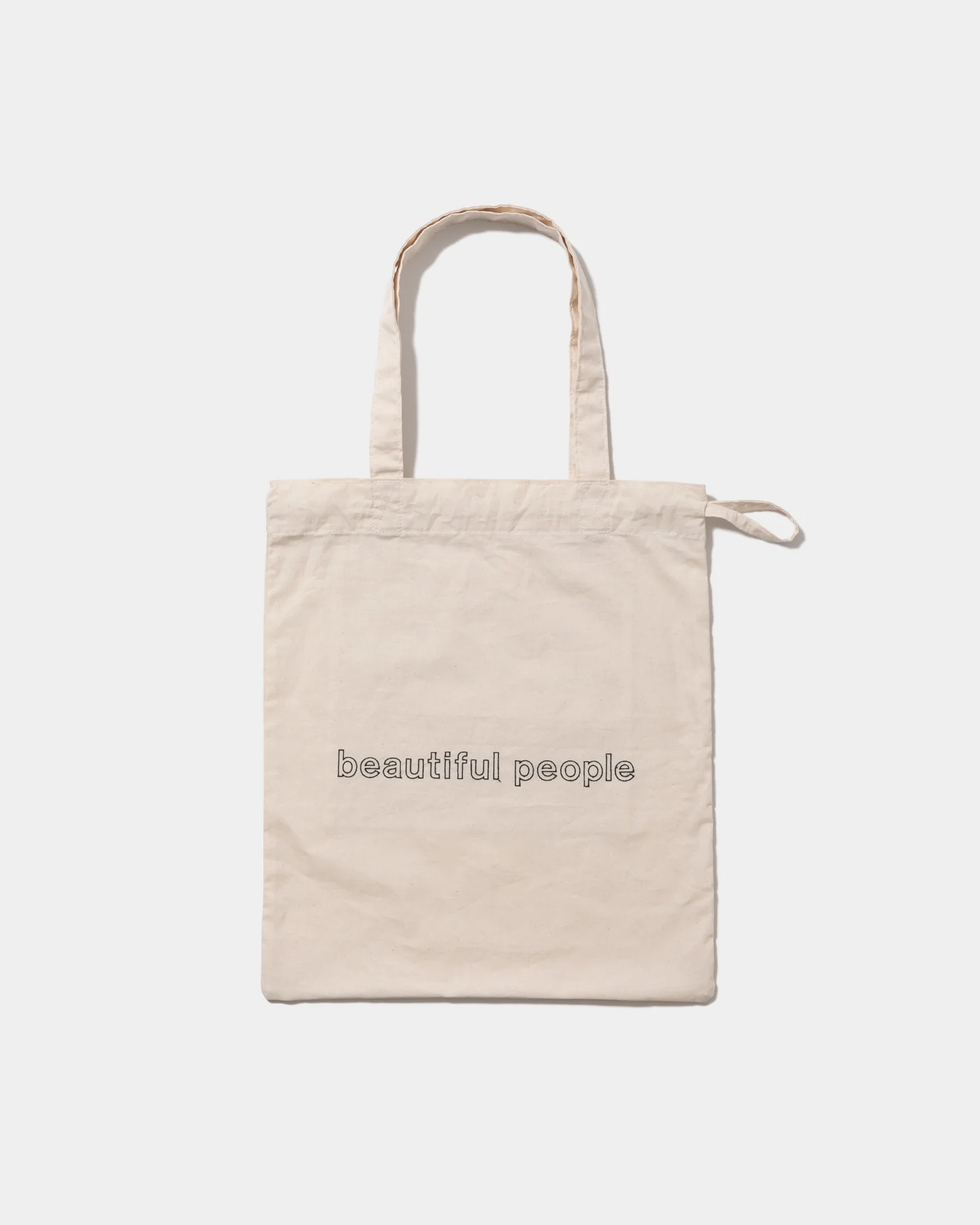 BEAUTIFUL PEOPLE / contour logo gathering tote bag