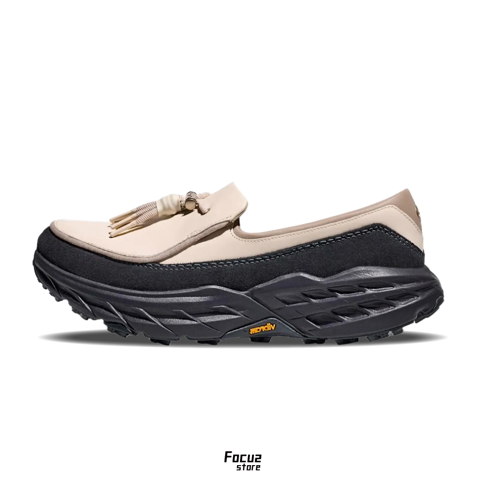 【Focus Store】預購 HOKA ONE ONE Speed Loafer "Walnut/Cast Iron" 米白 黑 1162170-WNTC