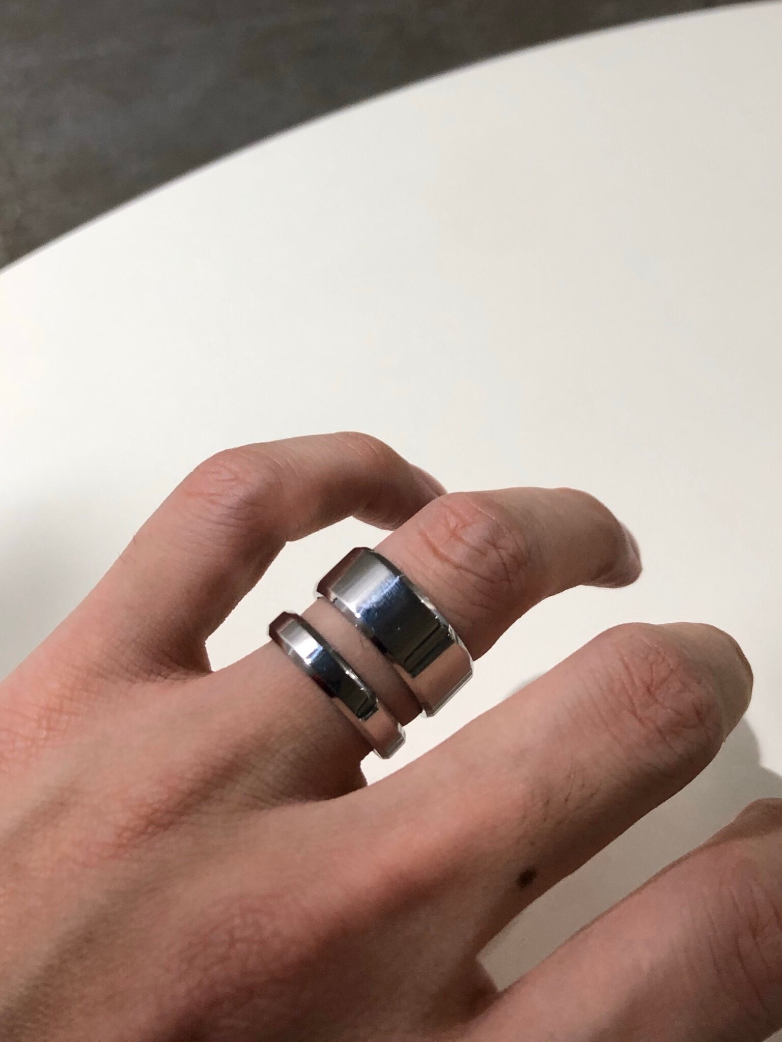 [1atm] 質感銀戒 (thick)