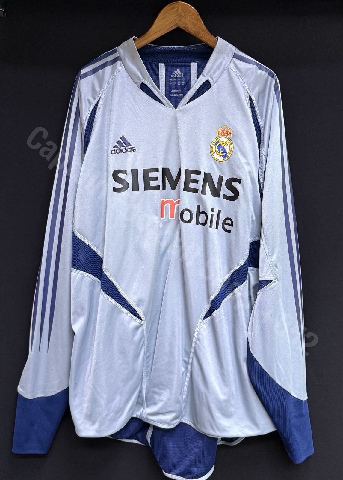 (Player Issue) Real Madrid 2004-2005 Adidas Goalkeeper Player Issue Shirt #1