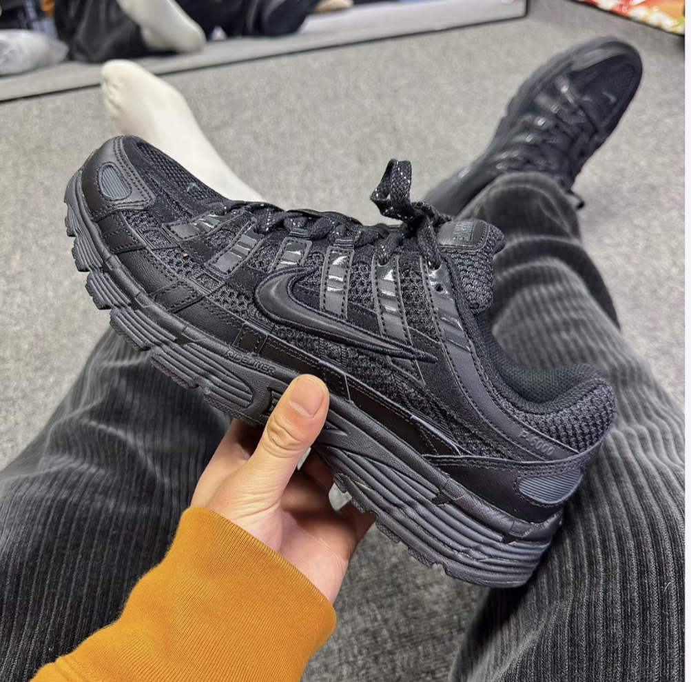 【APAIR】預購 NIKE P6000 男女鞋 復古慢跑鞋 CD6404-002 全黑 跑鞋 輕量 P-6000