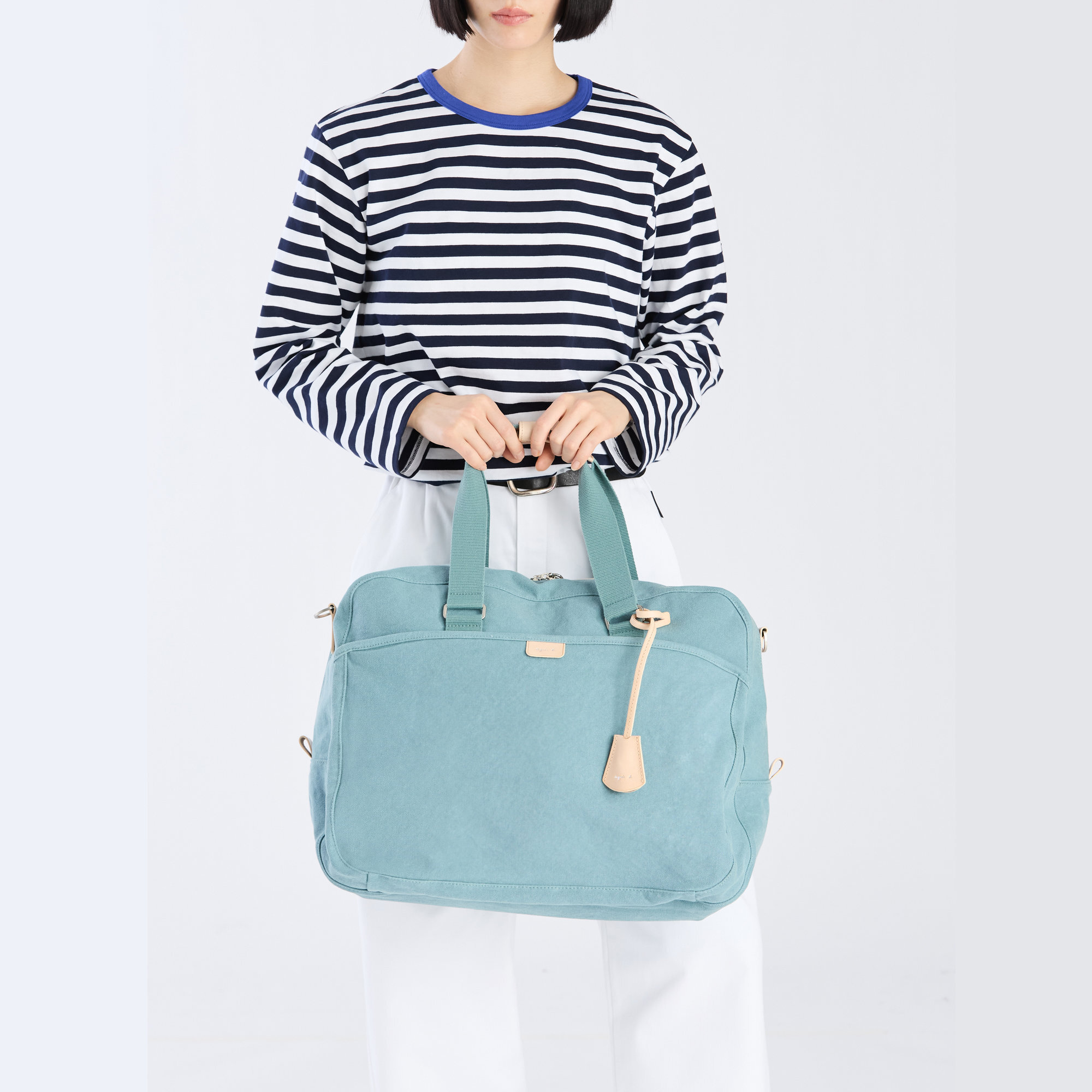 agnès b. 女裝帆布旅行袋