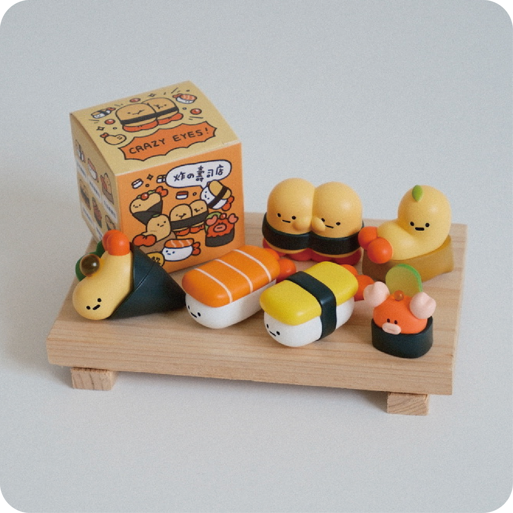炸蝦壽司店樹酯公仔盲盒（共6款）