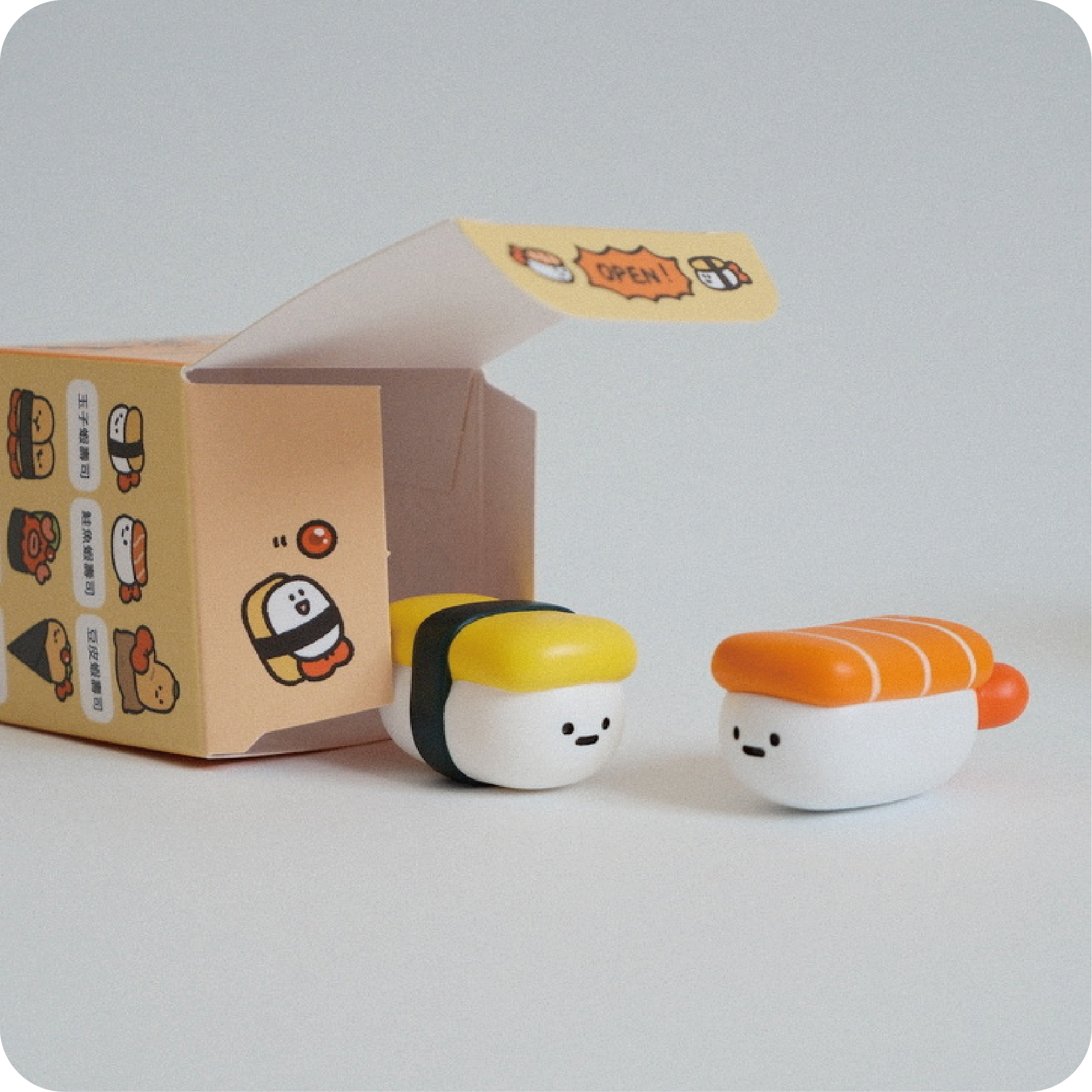 炸蝦壽司店樹酯公仔盲盒（共6款）