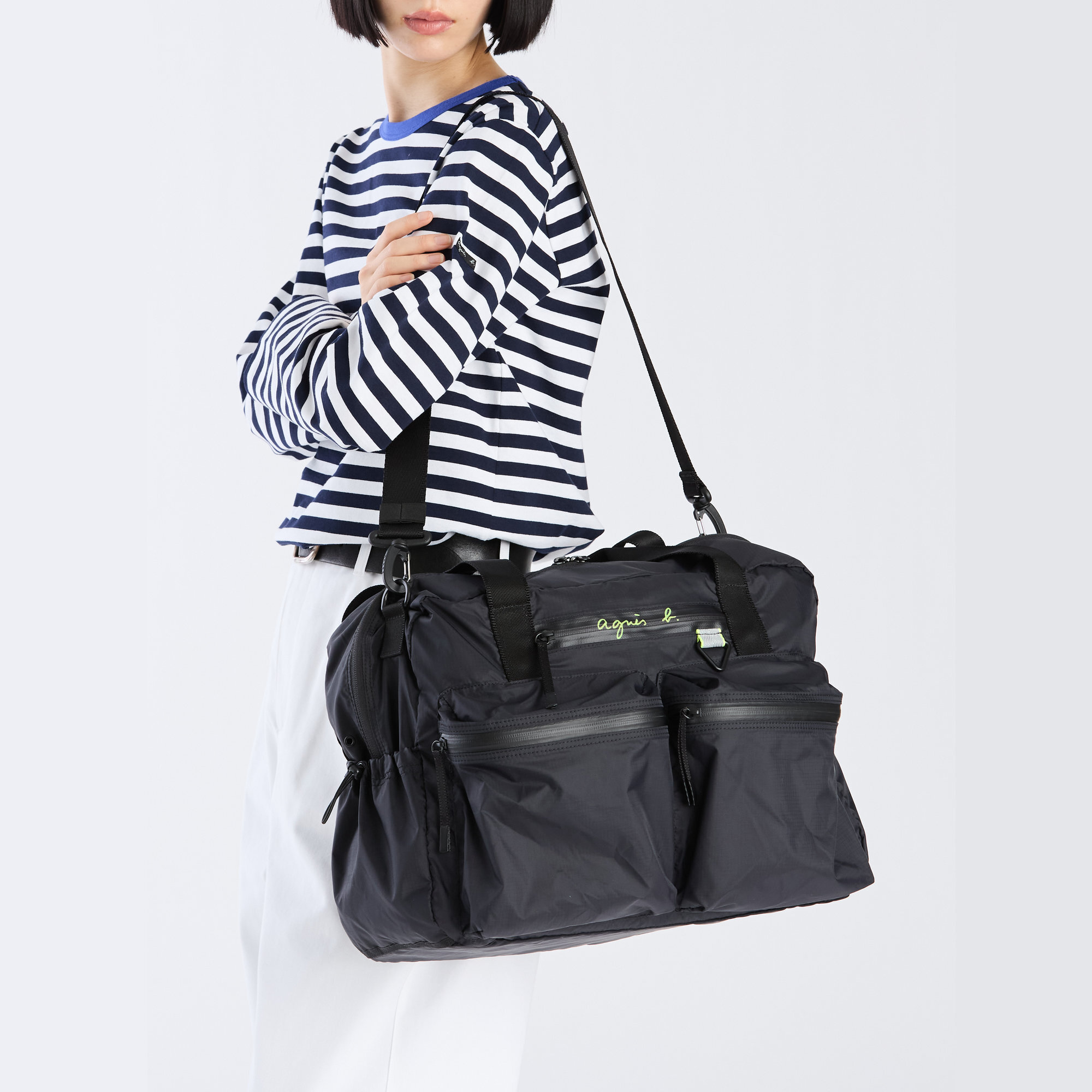 agnès b. 男女通用尼龍背包