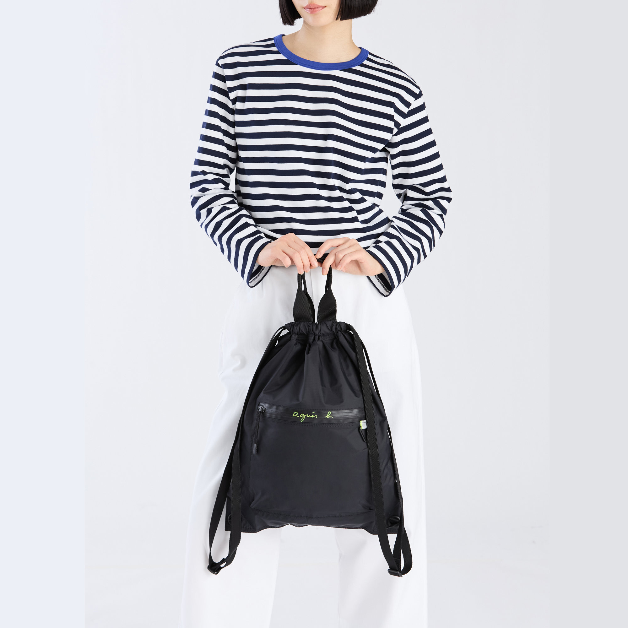 agnès b. 男女通用尼龍背包