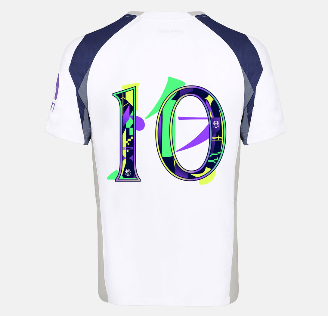 2025 Tottenham Hotspur Home Shirt with HK Tour Nameset