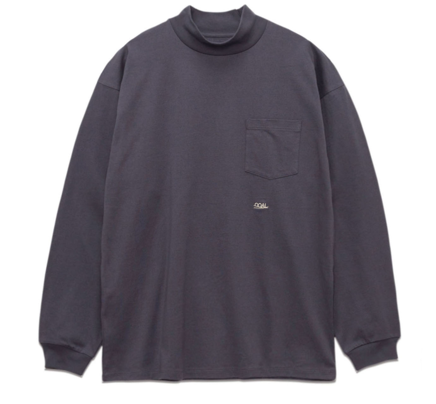 Nanamica / OOAL 小高領 L/S T 恤 / S25FT007  /  AUG25