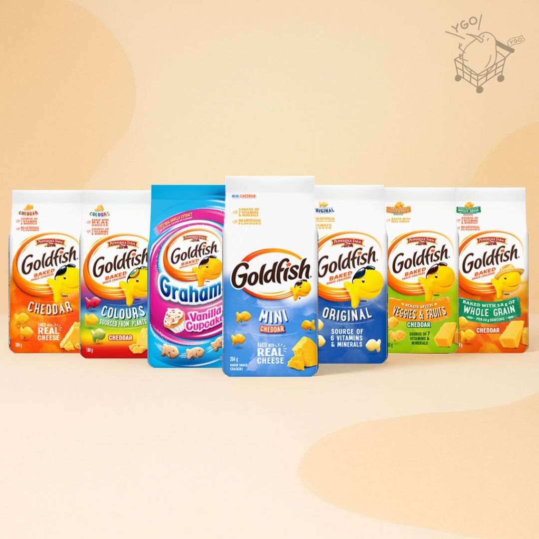 Campbell’s Goldfish 小魚餅乾 經典九種口味系列 - 兩款限時款