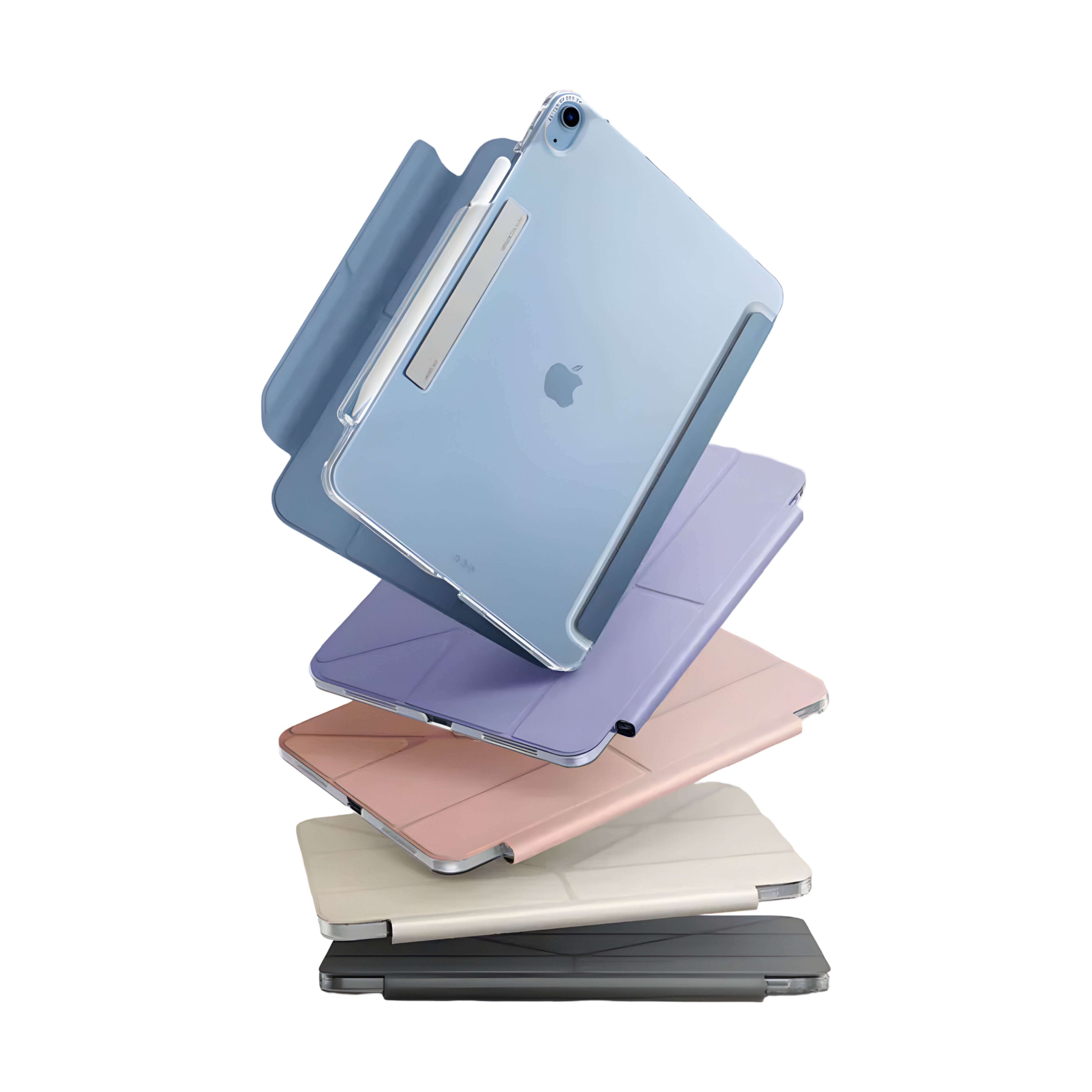UNIQ Camden Click iPad Air 11"|10.9" (2025/24 | 2022/20) 磁吸設計帶筆槽多功能簡約透明保護套