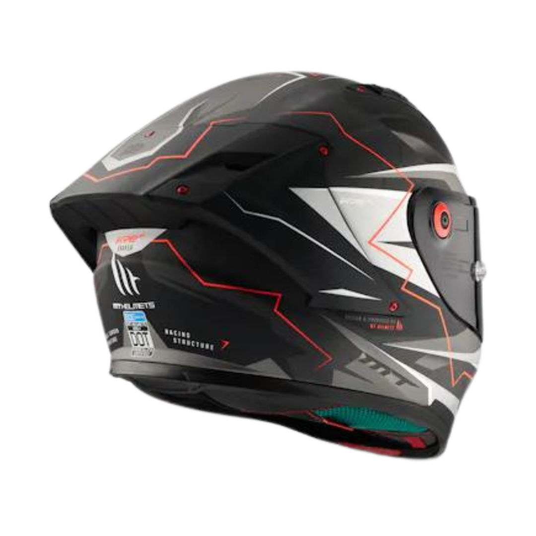 MT Helmets KRE+ S KRAKER 符合賽車批准的最高標準 FIM 認証 全碳纖頭盔
