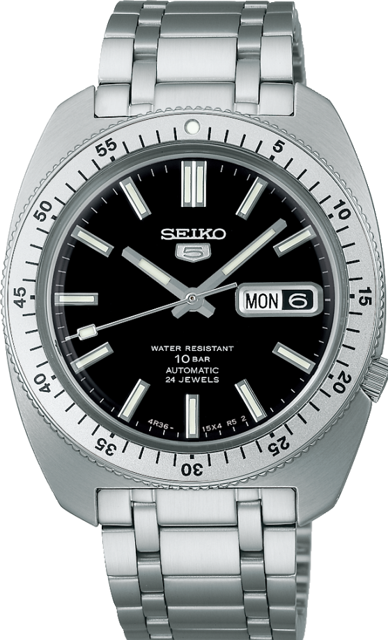 萬年鐘錶 - SEIKO  5 Sports  限量1960復刻 經典機械腕錶   SRPL93K1 / 4R36-18F0D 錶徑38.2MM