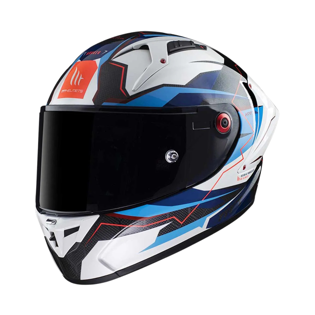 MT Helmets KRE+ S KRAKER 符合賽車批准的最高標準 FIM 標準全碳纖頭