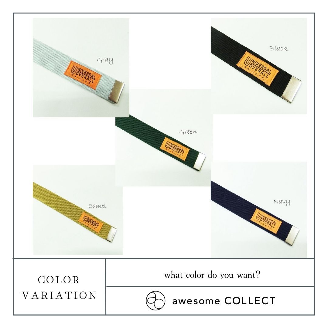 『代購+現貨商品』2025AW UNIVERSAL OVERALL ACRYLIC TAPE BELT 日本 限定 編織 皮帶 現貨 UVO846I