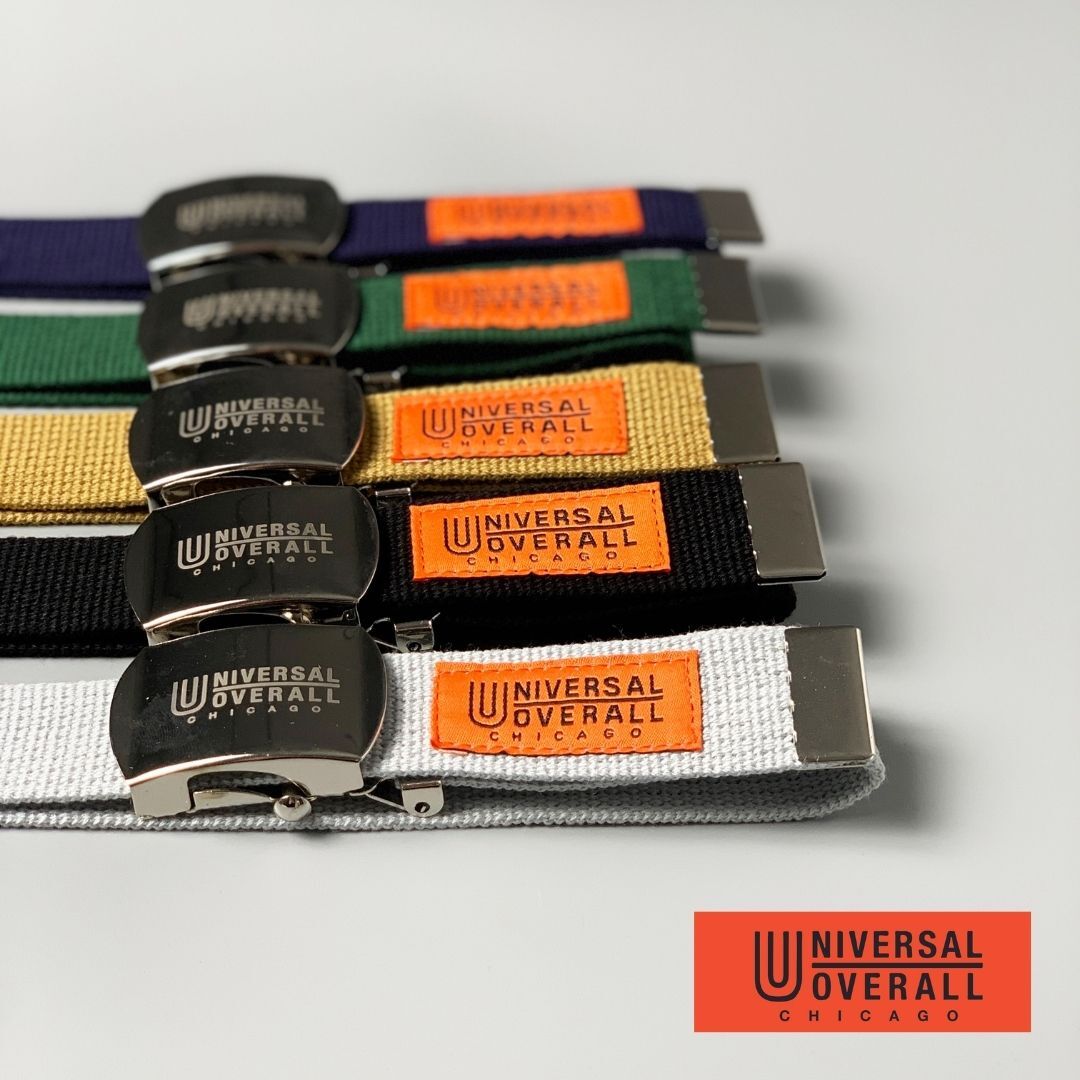 『代購+現貨商品』2025AW UNIVERSAL OVERALL ACRYLIC TAPE BELT 日本 限定 編織 皮帶 現貨 UVO846I