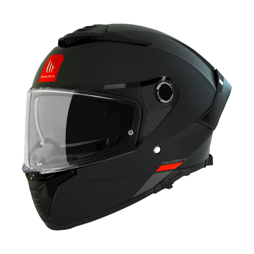 MT HELMETS THUNDER 4 SV SOLID- A1 GLOSS BLACK
