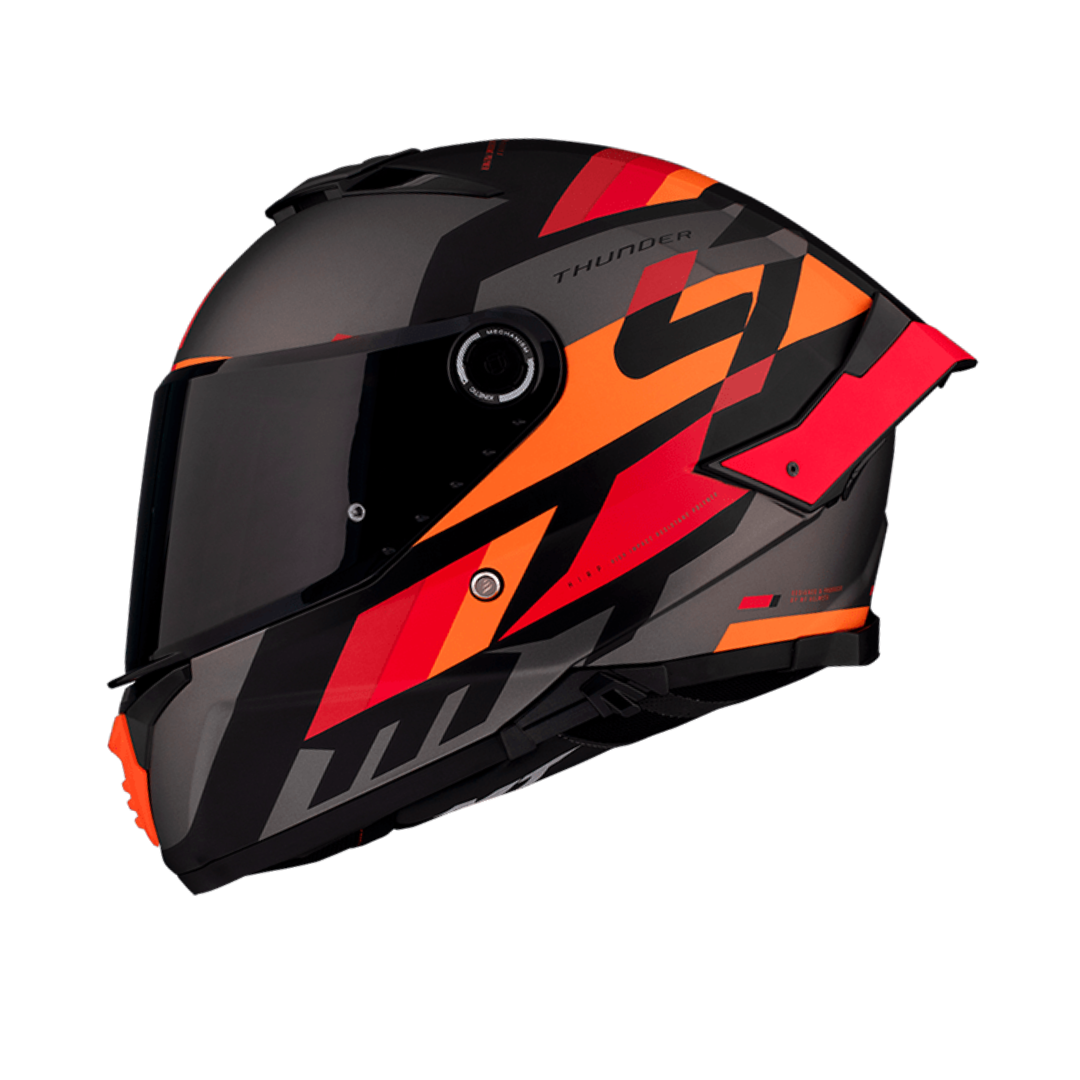 MT HELMETS THUNDER 4 SV ERGO B15 MATT RED 消光面