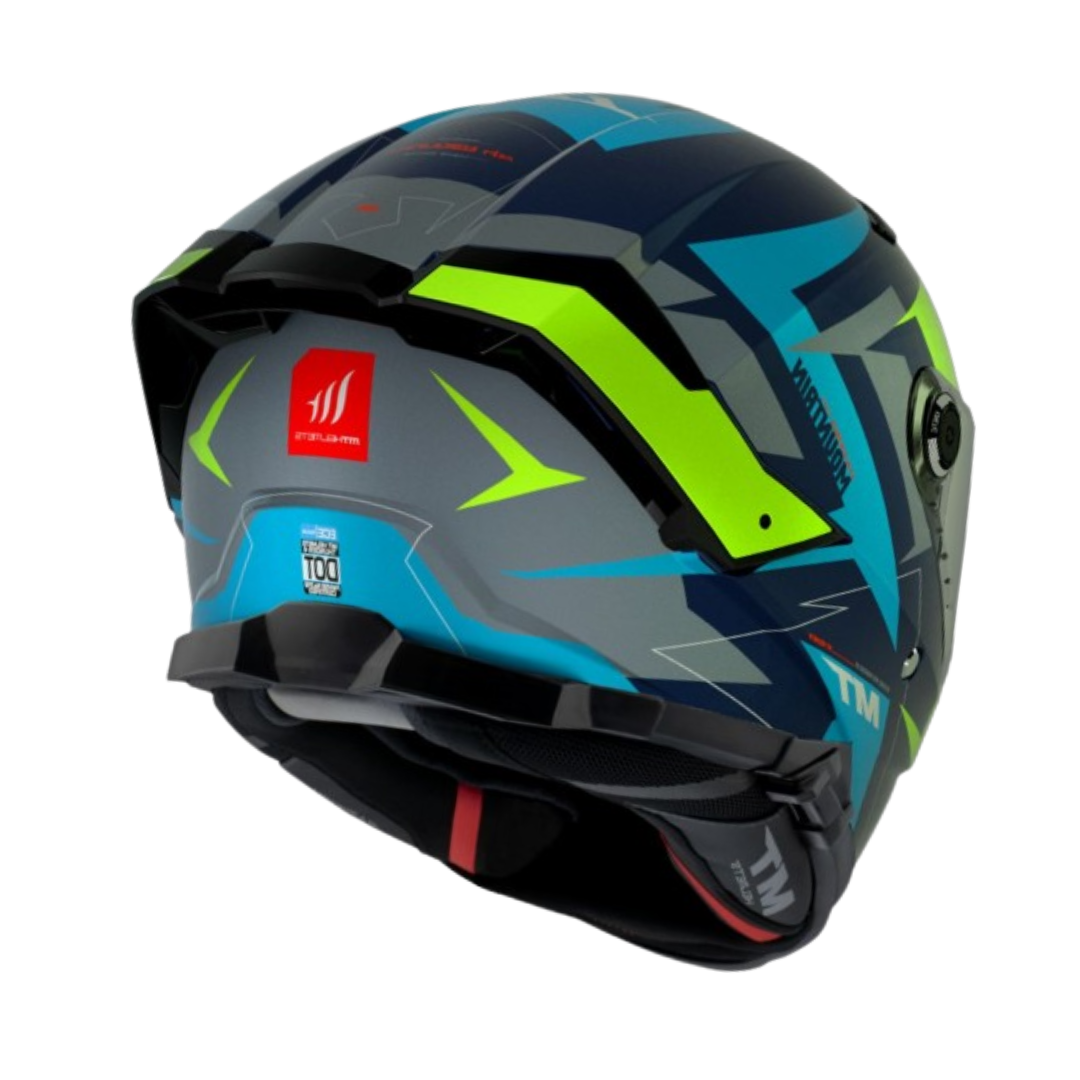 MT HELMETS THUNDER 4 SV MOUNTAIN C7 MATT FLUOR BLUE