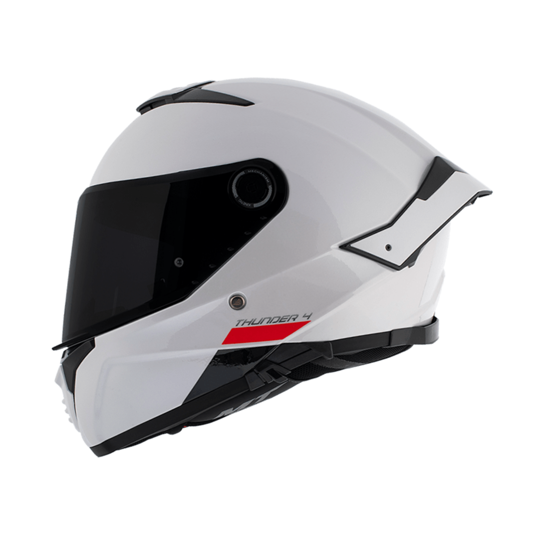 MT HELMETS THUNDER 4 SV SOLID A0 GLOSS WHITE 亮面
