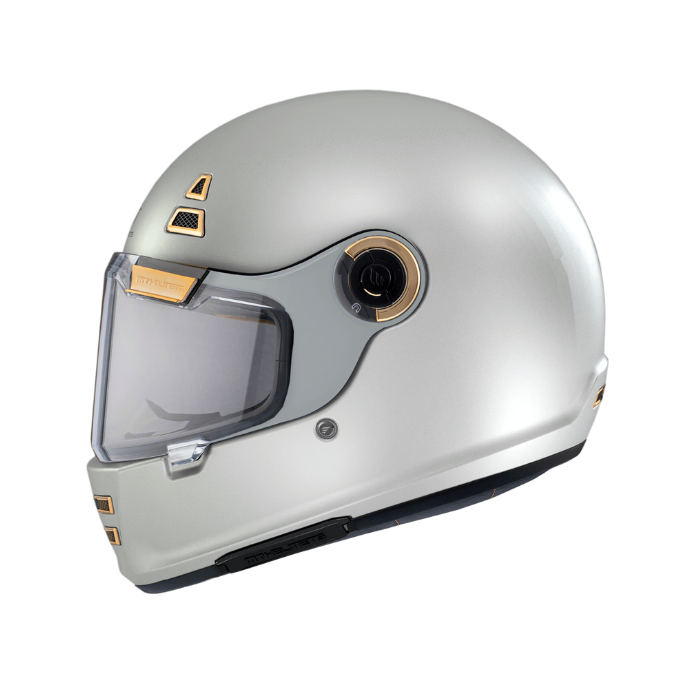 MT HELMETS JARAMA SOLID A0 GLOSS PEARL WHITE 亮面