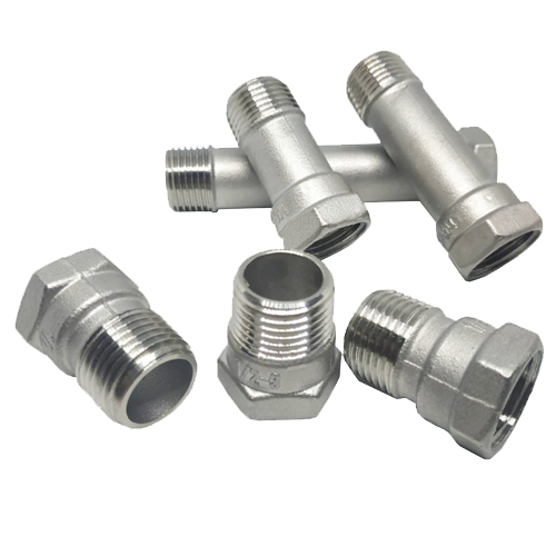 304精密鑄造-內外牙接頭