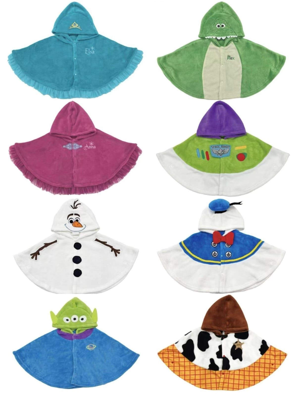 日單 Disney法萊絨斗篷