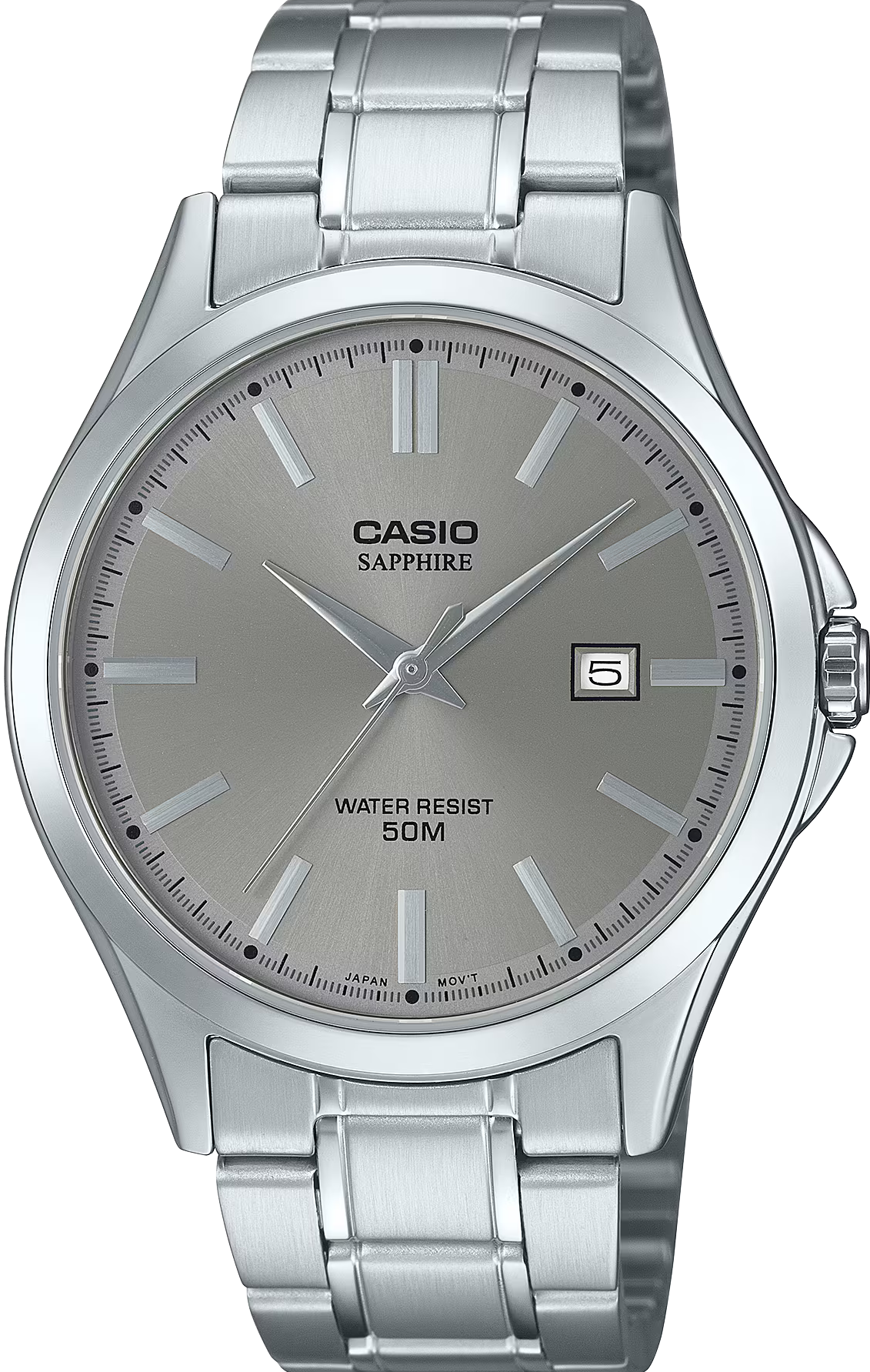 萬年鐘錶 - CASIO 卡西歐  標準型三針學生錶考試用錶上班族男錶  MTS-115D-8A 錶徑41.3MM