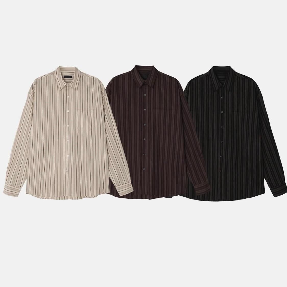 直間長袖恤衫 Vass-016S