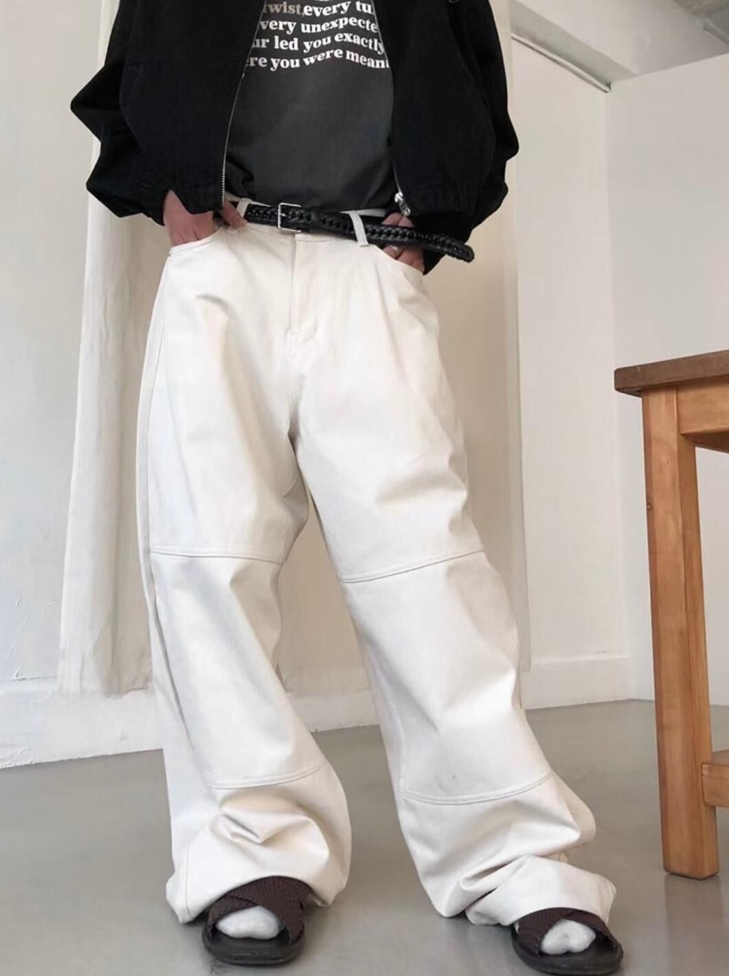 淨色鬆身褲 Vass-020P